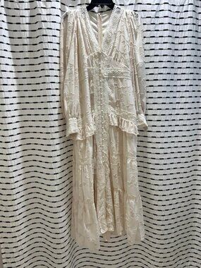 Long sleeve vintage lace dress